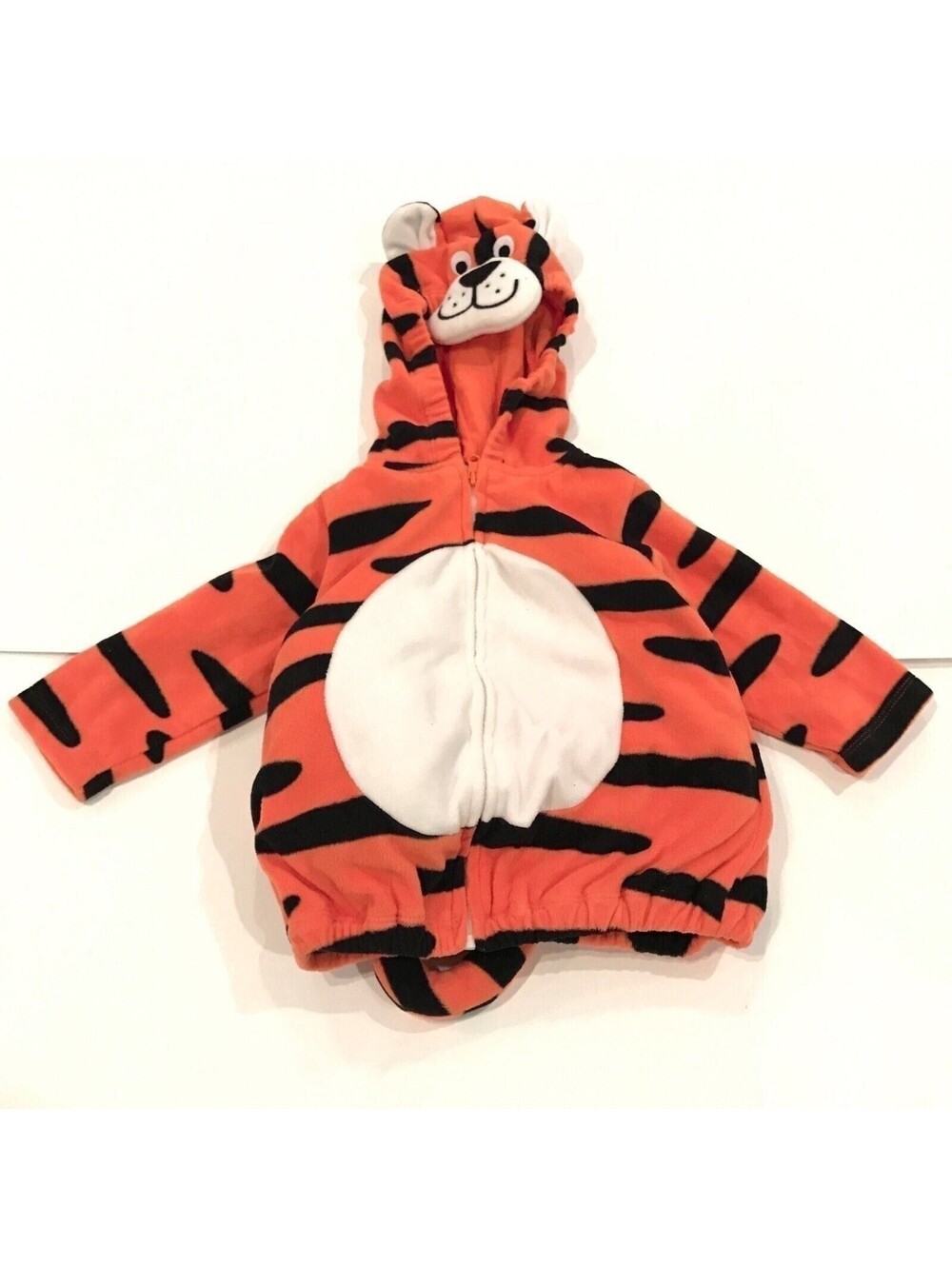Carter's Hooded Tiger Cat Halloween Costume Top Shirt Infant Size 6 - 9 Months